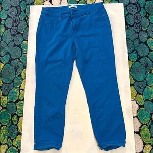 LILA RYAN Bright Blue Stretch Leg Cropped Jeans